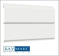 Сайдинг металлический БРУС Белый RAL 9003  